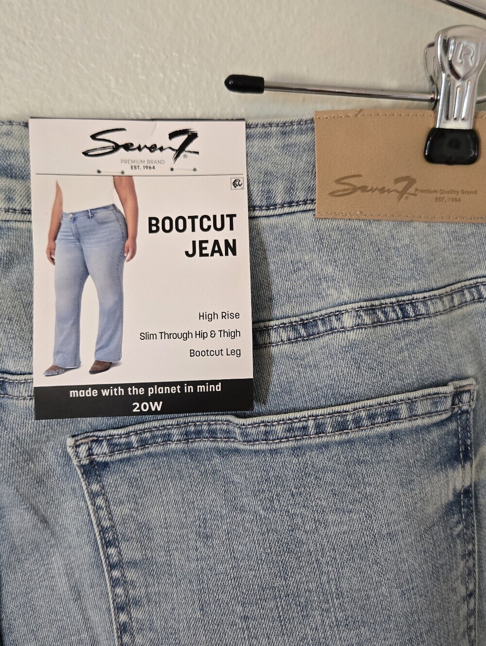 Seven 7 | NWT High Rise Bootcut Jeans Size 20W - Picture 5 of 10